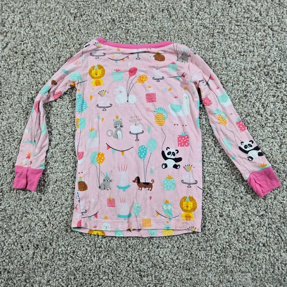 Little Sleepies Pink Party Animals 2pc Pajama Set - Size‎ 18-24M